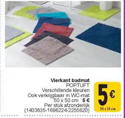 Cora Vierkant badmat aanbieding