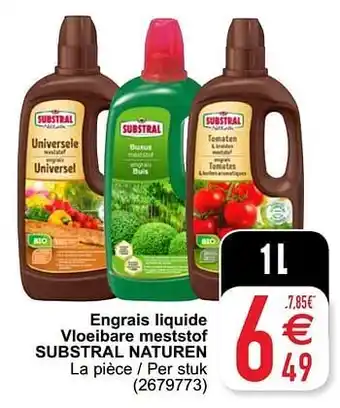Engrais liquide vloeibare meststof substral naturen