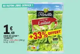 E.Leclerc Florette cœur de laitue aanbieding