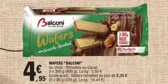 E.Leclerc Balconi wafers aanbieding