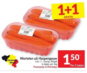 Intermarché Wortelen uit Haspengouw aanbieding
