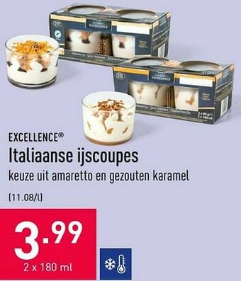 ALDI Italiaanse ijscoupes aanbieding