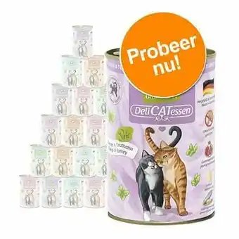 Zooplus 24x400g DeliCatessen III Granatapet Kattenvoer aanbieding