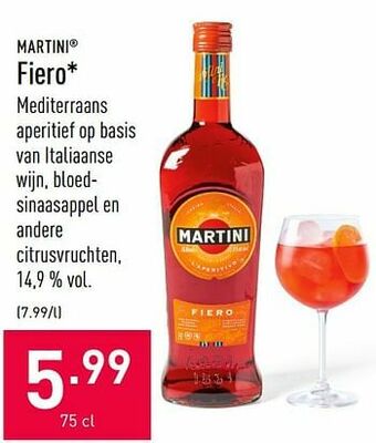 ALDI Martini Fiero aanbieding
