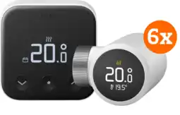 Coolblue Tado Thermostat Connecté X Kit de Démarrage Sans Fil + 6 Têtes Thermostatiques aanbieding