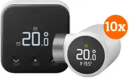 Coolblue Tado Thermostat Connecté X Kit de Démarrage Sans Fil + 10 Têtes Thermostatiques aanbieding