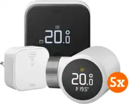 Coolblue Tado Thermostat Connecté X Kit de Démarrage + 5 Têtes Thermostatiques aanbieding