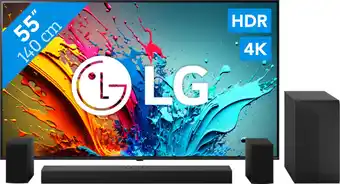 Coolblue LG 55QNED85T6C (2024) + Soundbar aanbieding