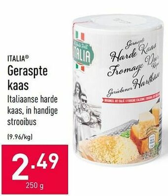 ALDI Geraspte kaas aanbieding
