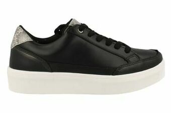 Super Cracks Sneaker Laag Dames - Zwart