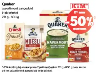 Spar Quaker aanbieding