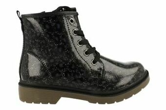 Berca Shoes Sprox Bottine Meisjes Vegan Maat 28/34 Trend Dierenprint - Zwart aanbieding