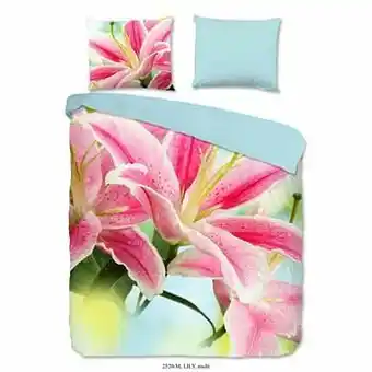 Leen Bakker Pure dekbedovertrek Lily - veelkleurig - 240x220 cm - Leen Bakker aanbieding