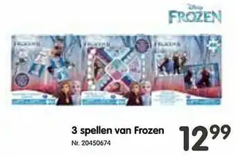 3 spellen van frozen