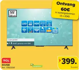 Carrefour TCL 55V6B aanbieding