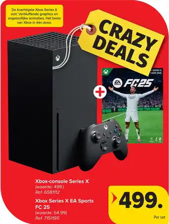 Carrefour Xbox console Series X aanbieding