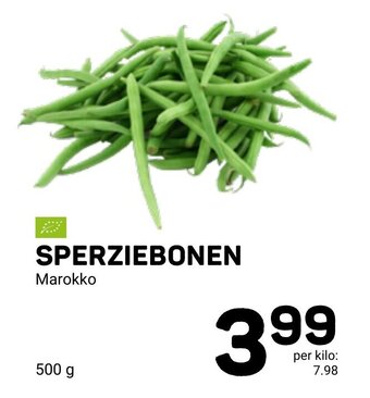 Sperziebonen Marokko 500g