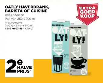 Jumbo Oatly Haverdrank, Barista of Cuisine aanbieding