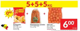 Intermarché Aardappelen+Haspengouwse wortelen+Gele uien aanbieding