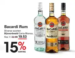 Sligro-M Bacardi Rum aanbieding