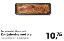 Hanos Repaire des Gourmets Konijnterrine met bier aanbieding