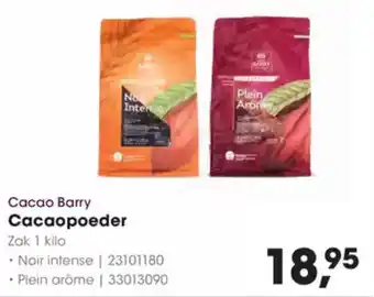 Hanos Cacao Barry Cacaopoeder aanbieding