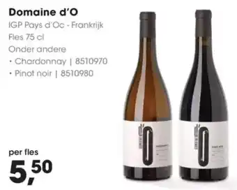 Hanos Domaine d'O aanbieding