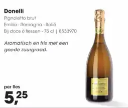 Hanos Donelli aanbieding