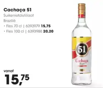 Hanos Cachaça 51 aanbieding