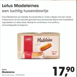 Hanos Lotus Madeleines aanbieding