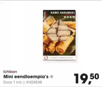 Hanos Ichiban Mini eendloempia's aanbieding