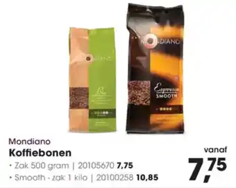 Hanos Mondiano Koffiebonen aanbieding