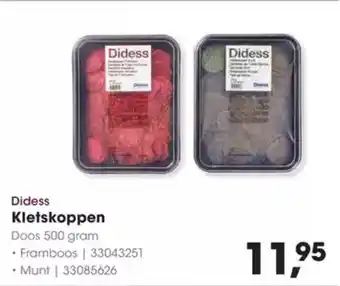 Hanos Didess Kletskoppen aanbieding