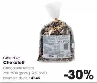 Hanos Côte d'Or Chokotoff aanbieding