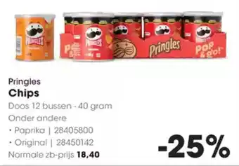 Hanos Pringles Chips aanbieding