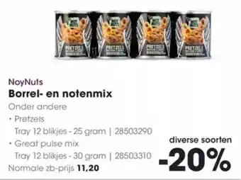 Hanos Noy Nuts Borrel en notenmix aanbieding