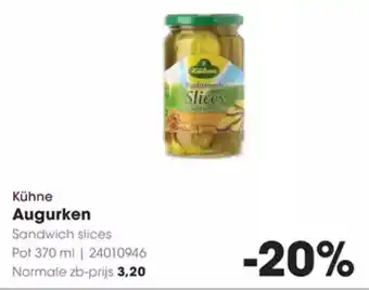 Hanos Kühne Augurken aanbieding