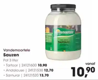 Hanos Vandemoortele Sauzen Tartaar aanbieding