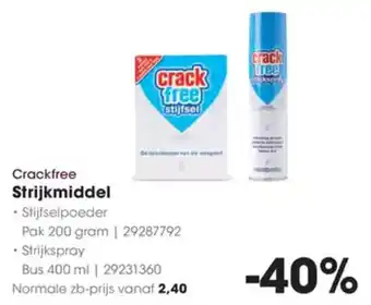 Hanos Crackfree Strijkmiddel aanbieding