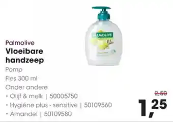 Hanos Palmolive Vloeibare Handzeep aanbieding