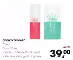 Hanos Snackzakken aanbieding