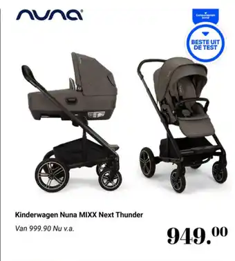 Van Asten BabySuperstore Kinderwagen Nuna MIXX Next Thunder aanbieding