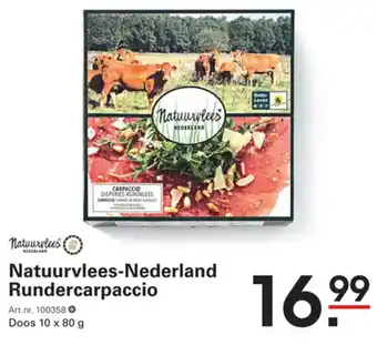 Sligro-M Natuurvlees-Nederland Rundercarpaccio aanbieding