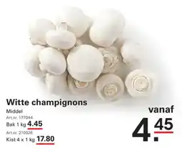 Sligro-M Witte champignons Middel aanbieding