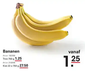 Sligro-M Bananen aanbieding