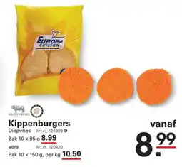 Sligro-M Kippenburgers aanbieding