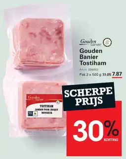 Sligro-M Gouden Banier Tostiham aanbieding