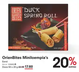 Sligro-M OrienBites Miniloempia's Eend aanbieding