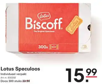 Sligro-M Lotus speculoos aanbieding