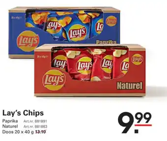 Sligro-M Lay's Chips aanbieding